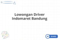 Lowongan Driver Indomaret Bandung