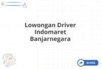 Lowongan Driver Indomaret Banjarnegara