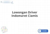 Lowongan Driver Indomaret Ciamis