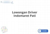 Lowongan Driver Indomaret Pati